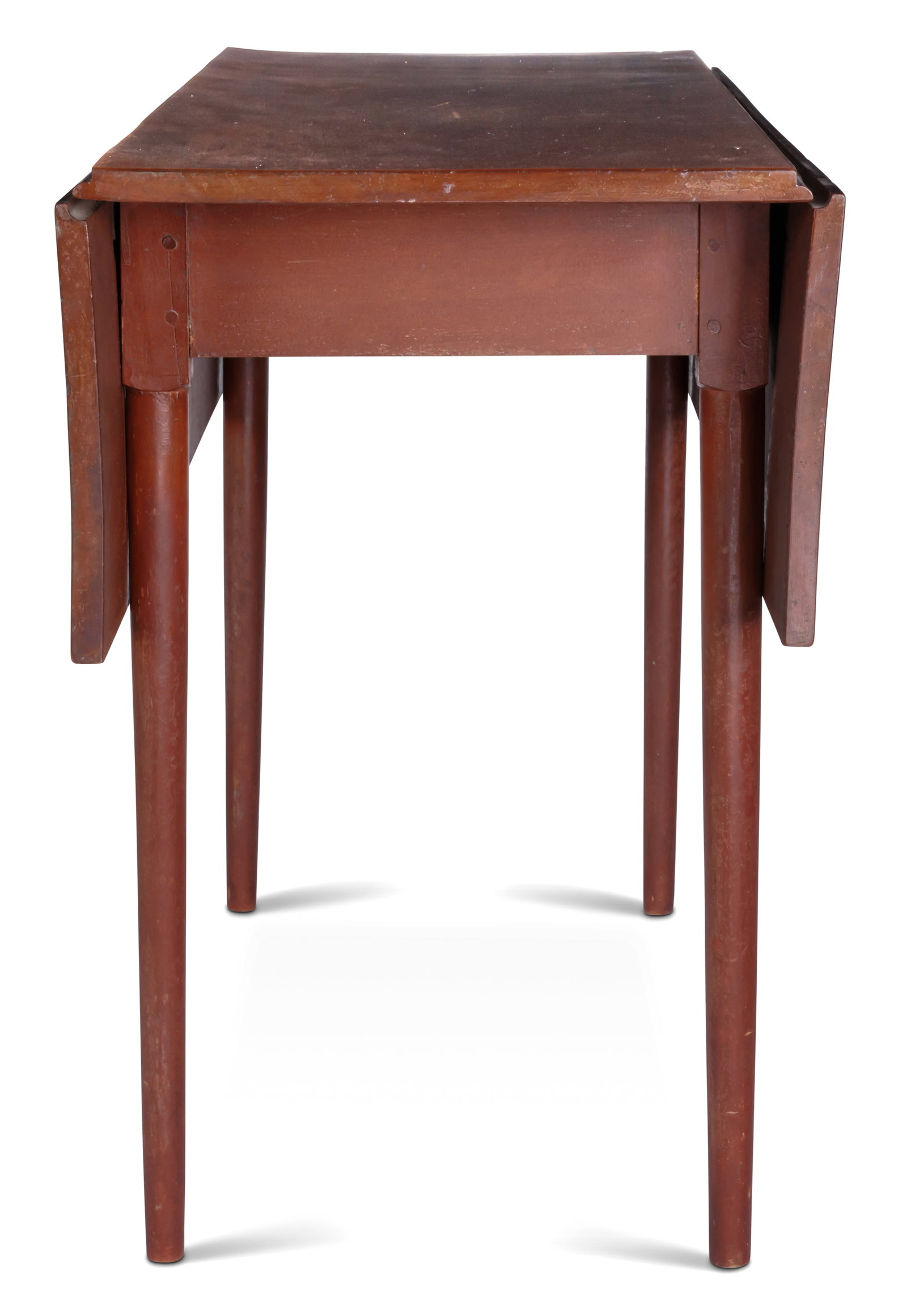 Shaker Drop Leaf Table in Red Paint (Enfield, New Hampshire, ca. 1840) 27 x 16 x 36 in. (68.6 x 40.6 (1 of 10)