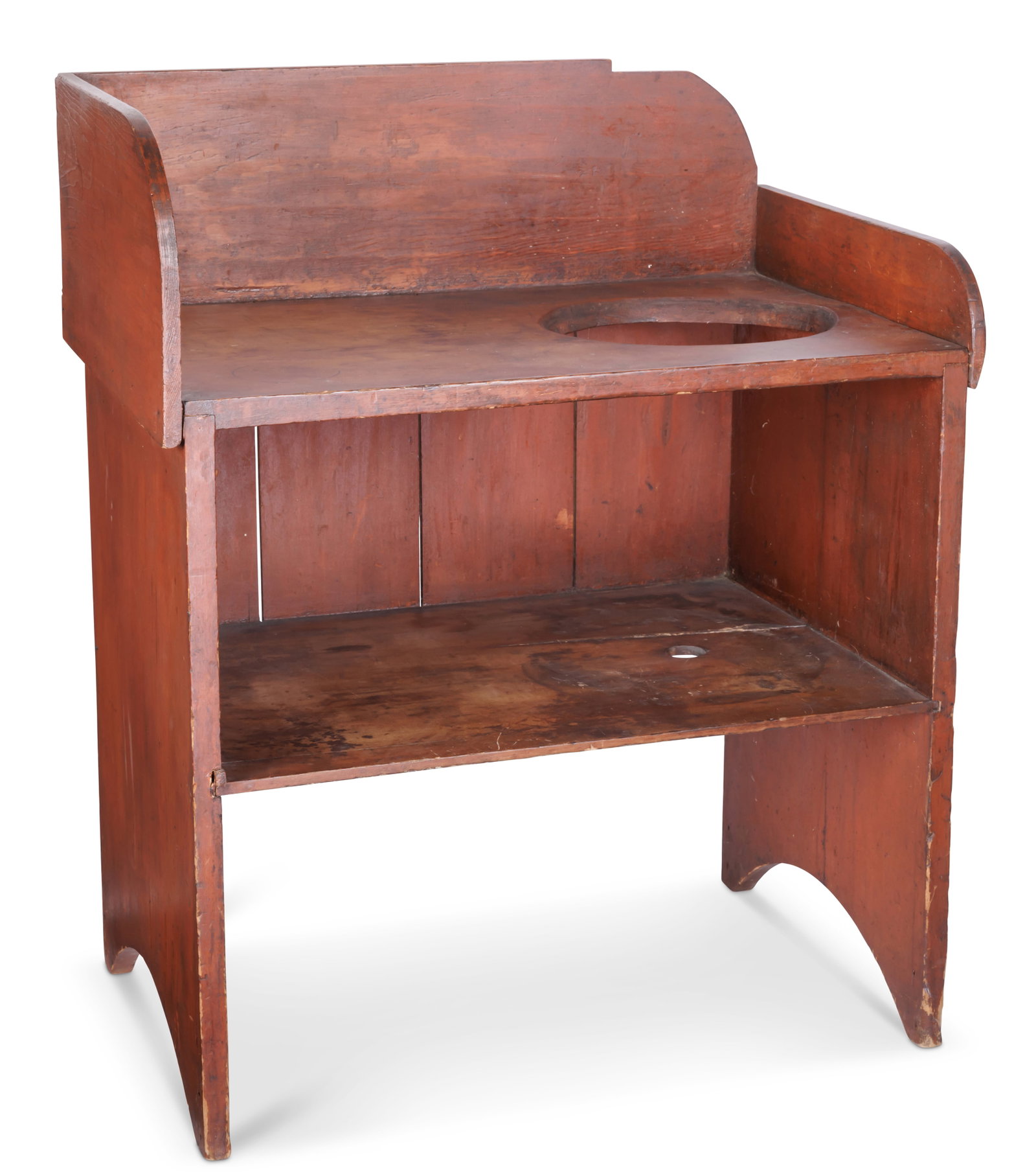 Shaker Wash Bench (Canterbury, New Hampshire, ca. 1840) 30 x 16 3/4 x 25 in. (76.2 x 42.5 x 63.5 (1 of 7)