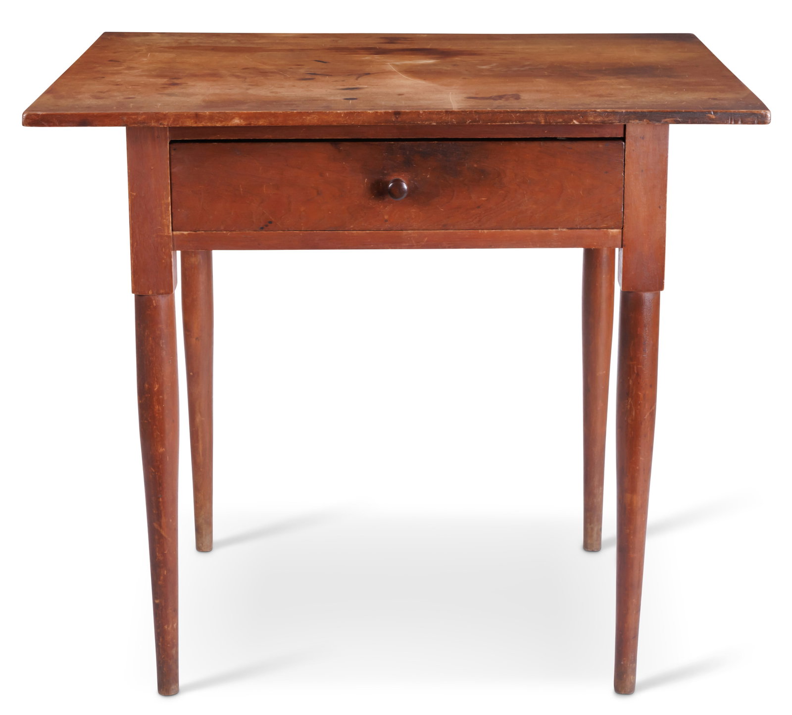 Shaker One-Drawer Work Table (Pleasant Hill, Kentucky, ca. 1840) 28 1/2 x 32 x 25 1/4 in. (72.4 x (1 of 10)