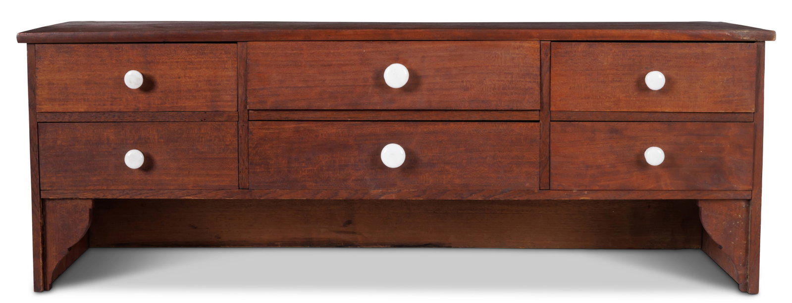 Shaker Add-On Drawers (Mount Lebanon, New York, ca. 1870) 11 1/2 x 7 1/2 x 32 in. (29.2 x 19.1 x (1 of 6)
