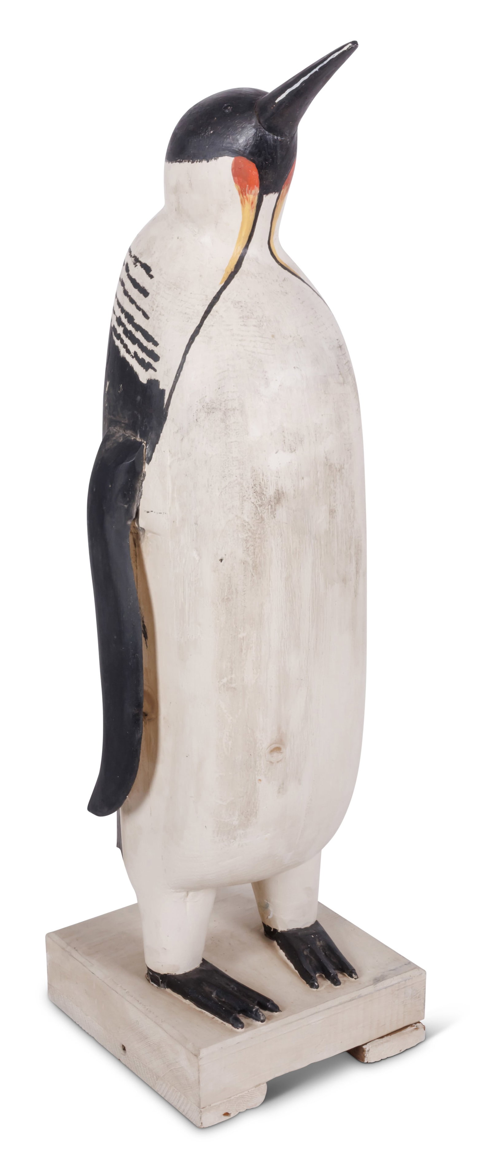 Monumental Carved and Painted Emperor Penguin by Charles Hart [Folk Art - Sculpture] (Gloucester, (1 of 8)