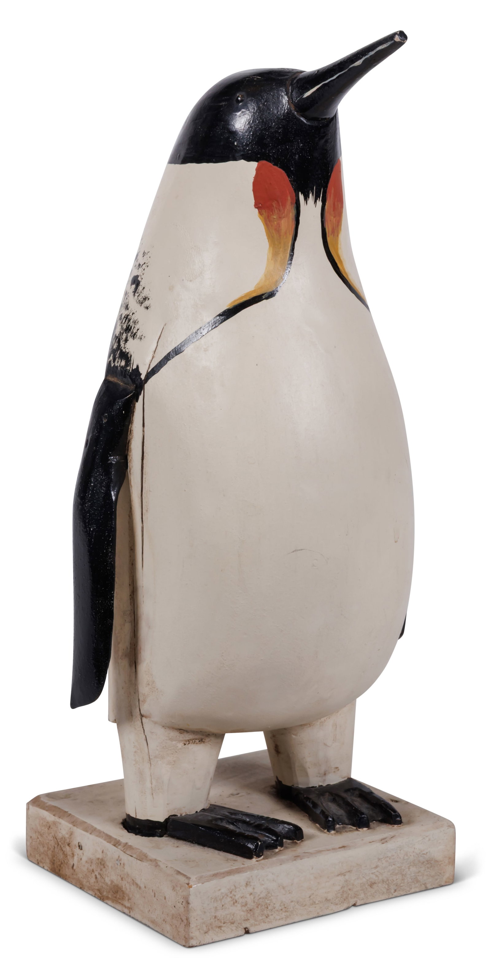 Small Carved Emperor Penguin by Charles Hart [Folk Art - Sculpture] (Gloucester, MA, ca.1930) 10 3/4 (1 of 6)