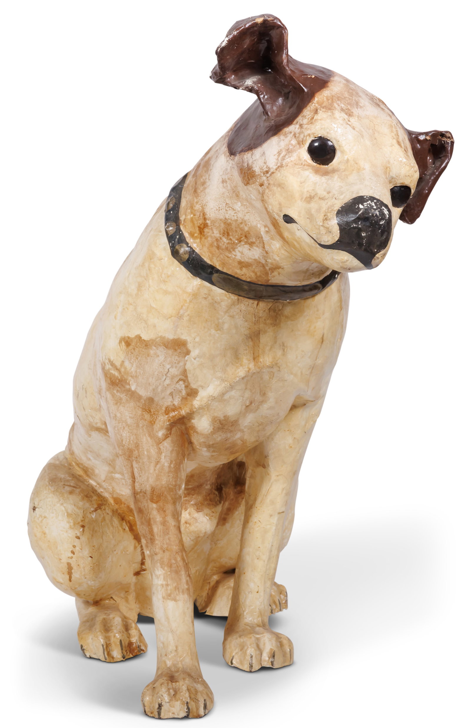 Large "Nipper" Store Display Figure [Trade Sign - RCA] (American, ca. 1930) 42 in. (106.7 cm.) (1 of 6)