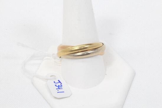 Cartier 18k Tri-Color Trinity Ring (1 of 1)