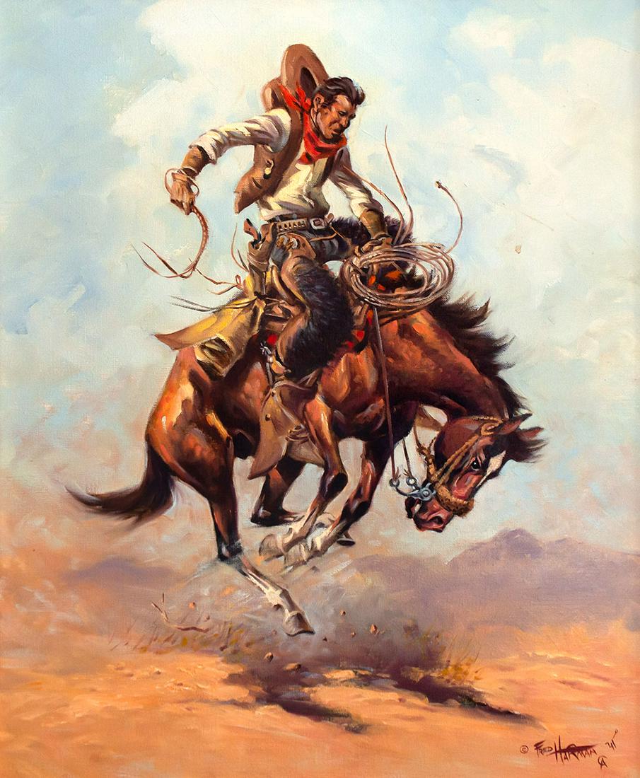 The Bronc by Fred Harman (1902-1982) (1 of 2)