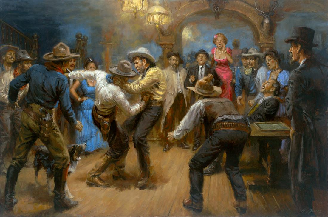 Brazos Brawler by Andy Thomas (1957- ) (1 of 1)