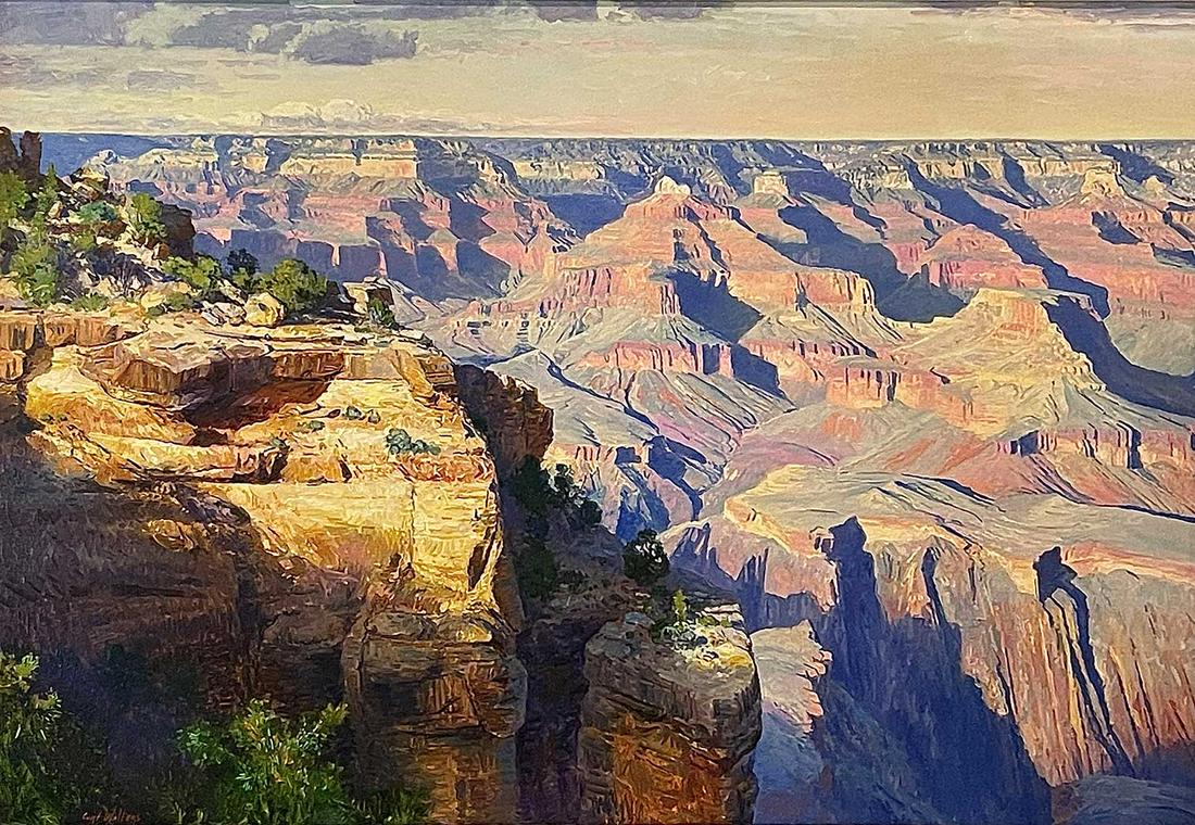 December Nuance by Curt Walters (1950- ): Curt Walters (1950- ), December Nuance, oil, 40 x 60, signed lower left