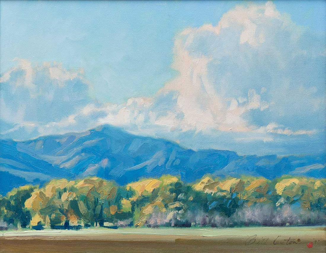 Landscape with Billowy Clouds by Bill Anton (1957- ) (1 of 2)