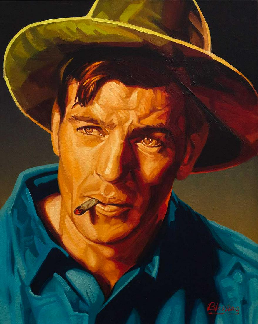 Michael Blessing (1960- ), Dustbowl Deliverance, 20 x 16 (1 of 3)