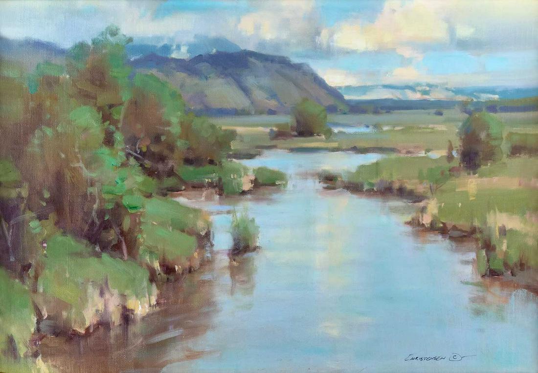 Scott Christensen (1962- ), Early Spring, 14 x 20 (1 of 3)