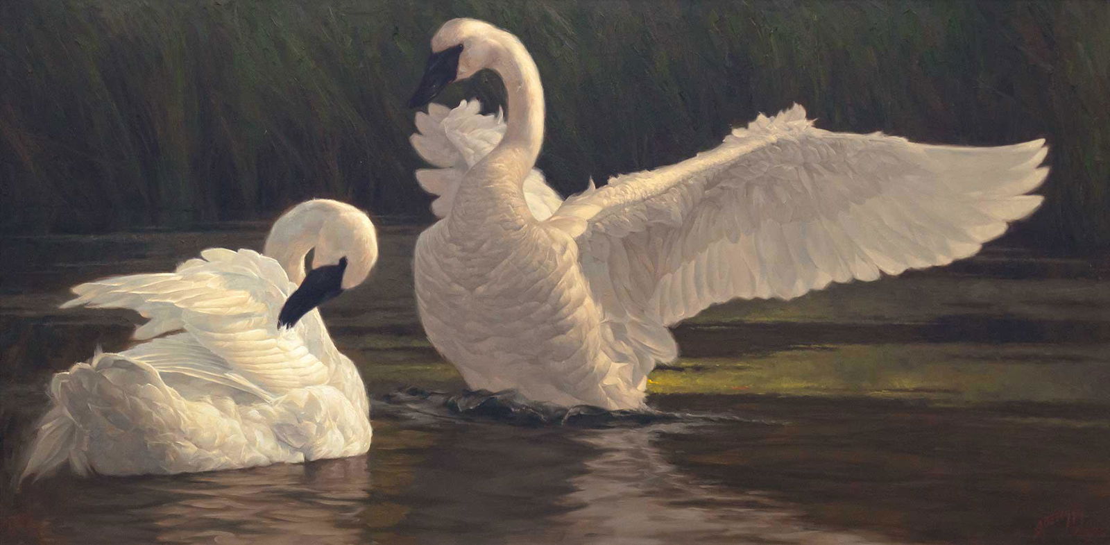 Greg Beecham (1954- ), Peace In The Valley, 26 x 52: Greg Beecham (1954- ), Peace In The Valley, oil on canvas, 26 x 52, signed lower right: g BEECham (artist cipher) 06, Provenance: From the Collection of Patrick Miele, Florida