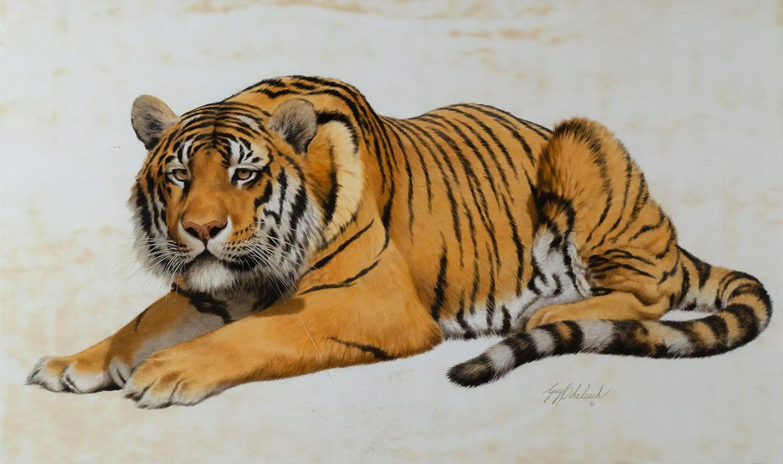 Guy Coheleach (1933- ), Bengal Tiger (1 of 3)
