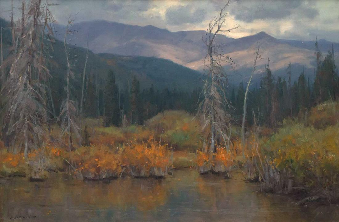 Clyde Aspevig (1951- ), The Storm's Passing: Clyde Aspevig (1951- ), The Storm's Passing, oil on canvas, 24 x 36, signed lower left: C ASPEVIG, Provenance: Jackson Hole Art Auction, Jackson, WY, 2020; From a Private Collection