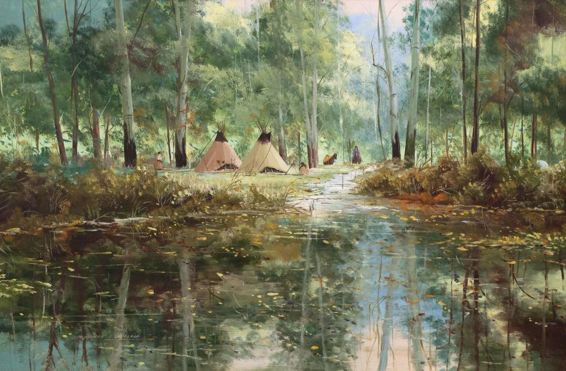 Thomas deDecker (1951-) Returning Home (1 of 3)