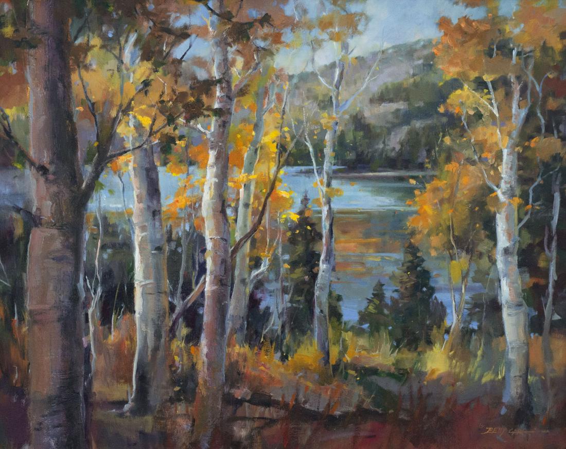 Betty Carr (1946-) Autumn Reflection (1 of 3)