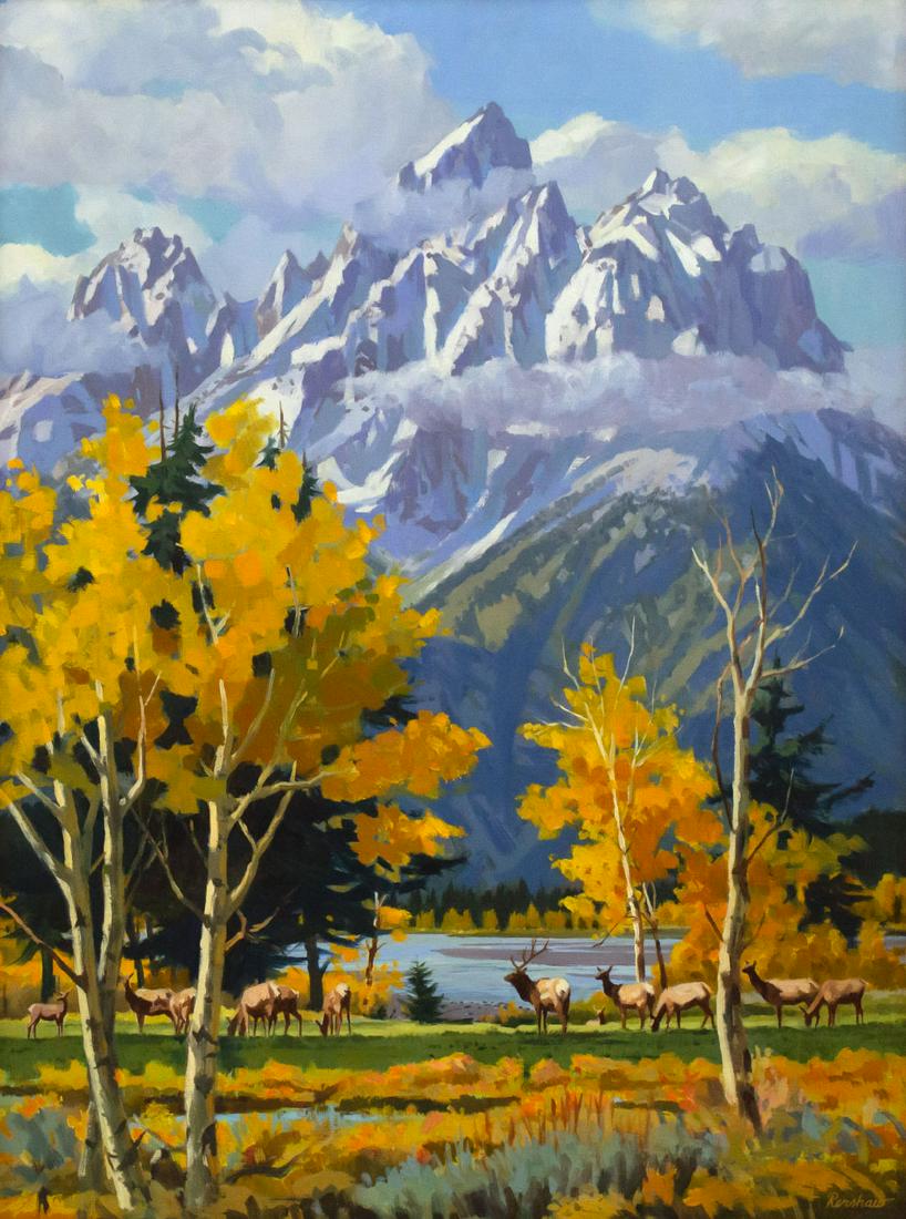Arthur Renshaw (20th Century) Tetons (1 of 3)