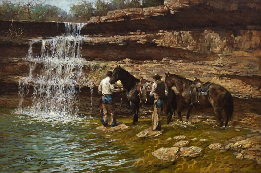 Robert Summers (1940-) Untitled (Rest Stop) (1 of 3)