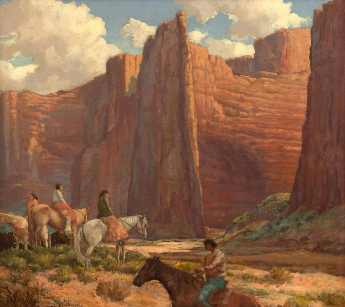 Carl Von Hassler (1887-1969) Canyon de Chelly (1 of 3)