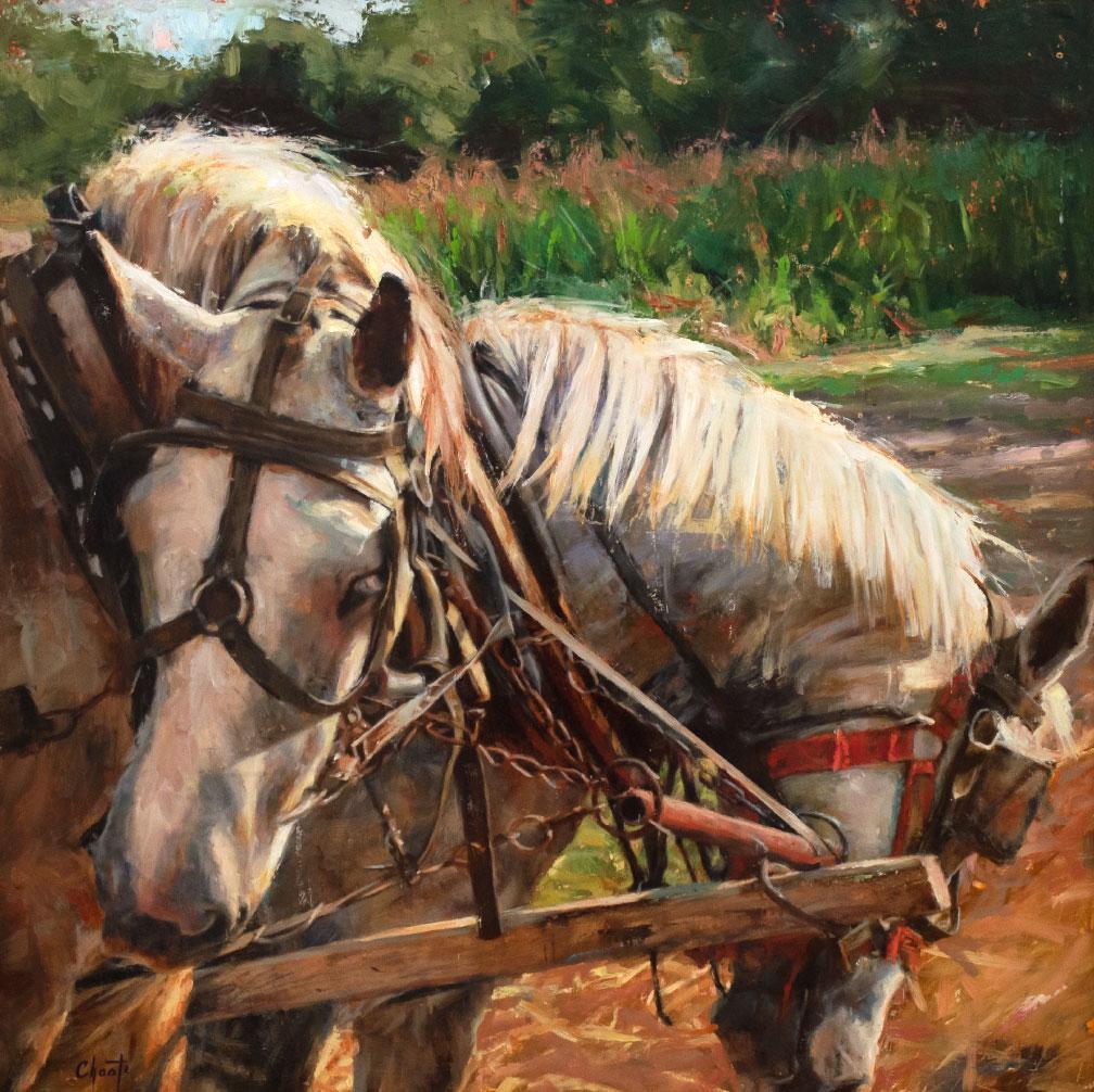 Wanda Choate (1958-) Red Halter (1 of 3)