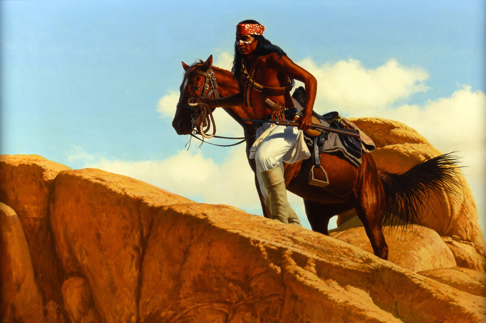 David Nordahl (1941- ), Entering the Stronghold (1 of 3)