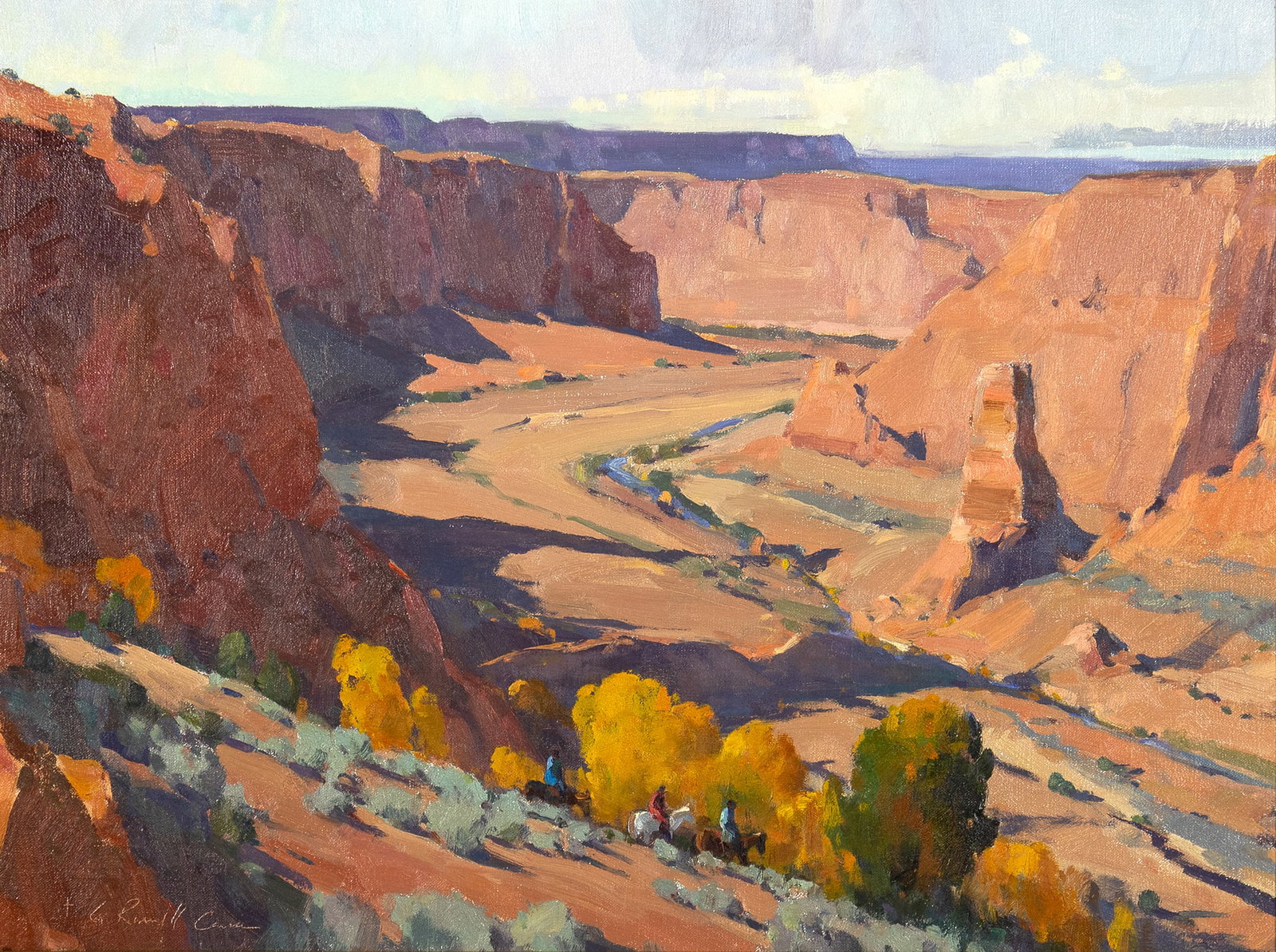 G. Russell Case (1966- ), Cottonwood Canyon (1 of 3)