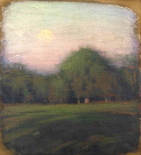 John Felsing (1954- ), New Horizon, 2008: John Felsing (1954- ) New Horizon, 2008 Medium: oil on linen Dimensions: 22 x 19 7/8 Framed Dimensions: 38 3/4 x 28 5/8 x 2 3/8 Signature verso: signed Provenance Gerald Peters Gallery, Santa Fe, NM (