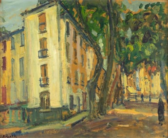 Arbit Blatas (1908-1999), A Street in Céret