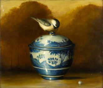David Kroll (1956- ), Chickadee and Egg, 2005
