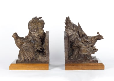 Sandy Scott (1943- ), Quail Bookends, 1994