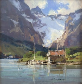 Scott Christensen (1962- ), Near Digermulen, Lofoten Islands, Norway