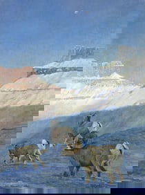 Geoff Parker (1951- ), Wyoming Winter, 1986