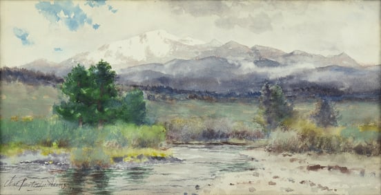 Charles Partridge Adams (1858-1942), Pikes Peak from Garden of the Gods, 1897