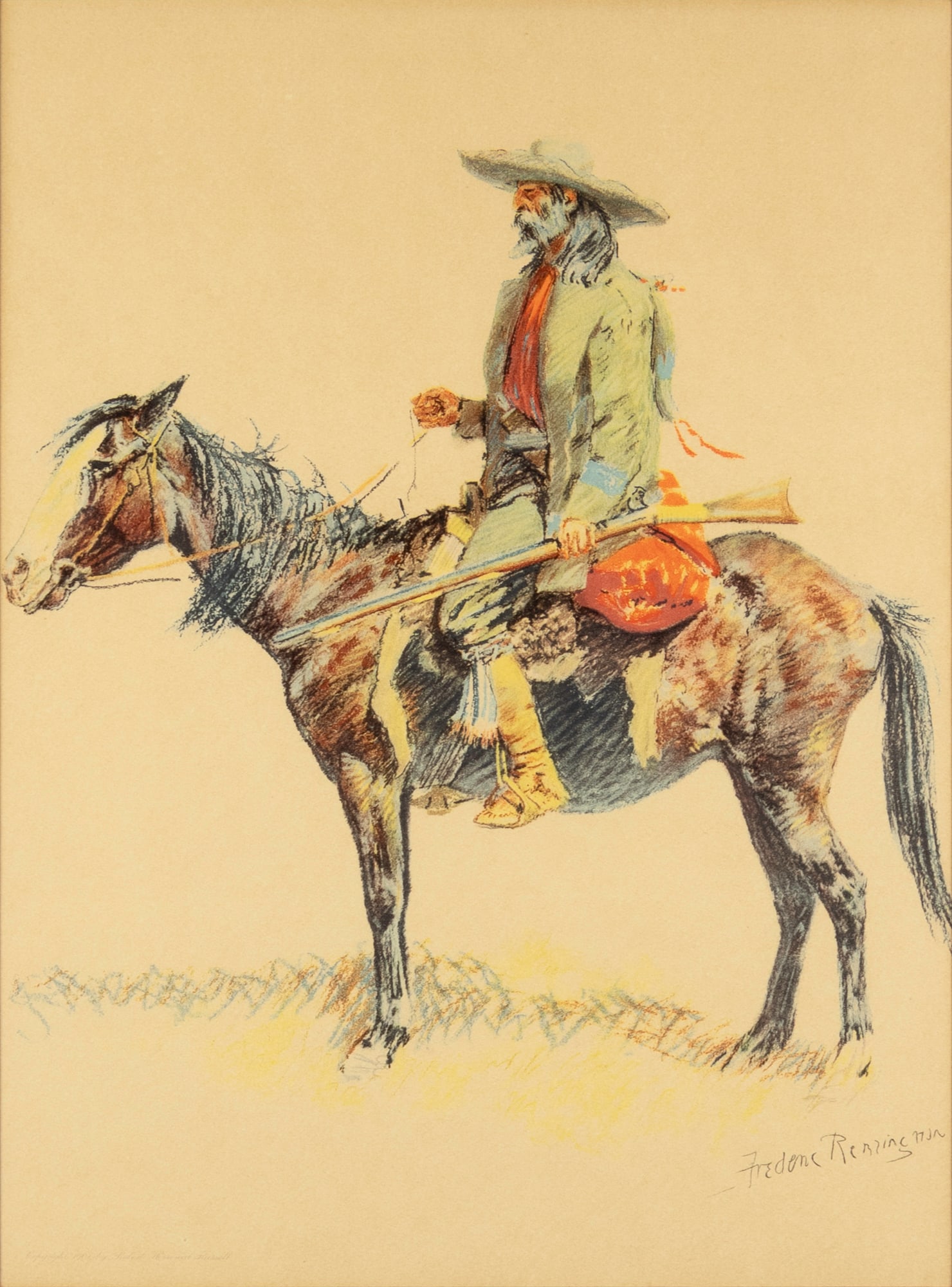 Frederic Remington (1861-1909), A Trapper, 1901 (1 of 3)