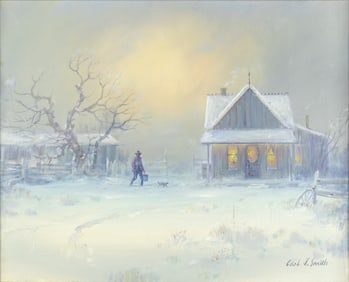 Carl J. Smith (1928- ), Through a Frosted Window Pane, 1971