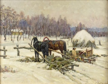 Anatoli Ivanovich Vystosky (1924-1996), During Winter