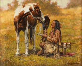 Steven Lang (1960- ), Buffalo Pony Medicine