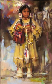 Harley Brown (1939- ), Crow Dancer