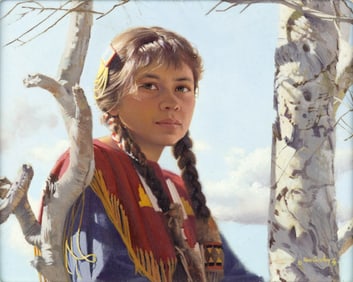 Don Crowley (1926-2019), A Young Paiute