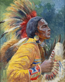 Clark Kelley Price (1945- ), Shoshone Bannock Indian, 2009