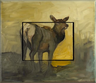 Mary Roberson (1948- ), One Eye on the Bull