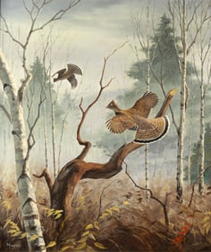 David Maass (1929- ), Ruffed Grouse