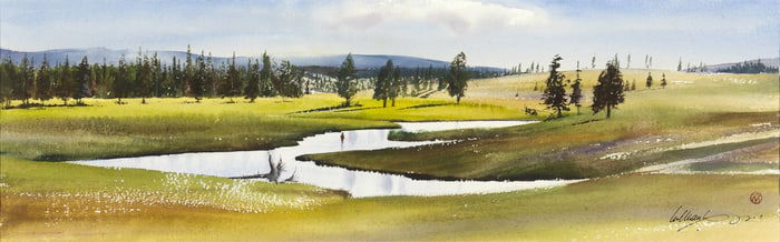 William Matthews (1949- ), Fountain Flats