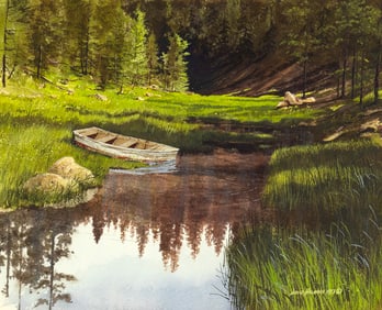 David Halbach (1931-2022), Summer Solitude, 1973