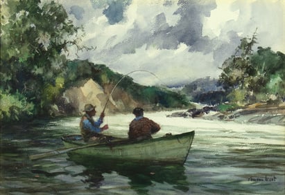 Gordon Hope Grant (1875-1962), One on the Hook