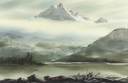 William B. Schimmel, Sr. (1906-1986), Springtime at Bear Lake