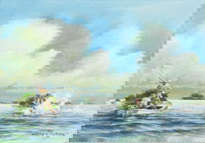 Gregory Messier (1950- ), Reeling in a Big One