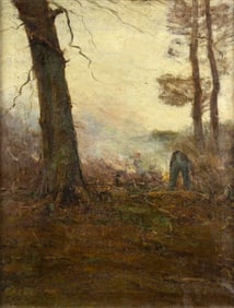 Frederick William Kost (1861-1923), Clearing the Land, 1903