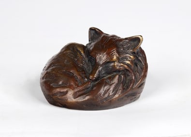 Cammie Lundeen (1957- ), Napping Fox