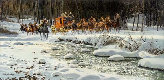 Paul Abram, Jr. (1933-2005), Stagecoach Robbery