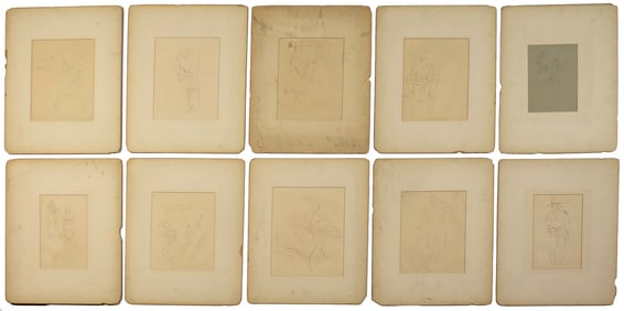 Frederic Remington (1861-1909), Group of Seventeen Sketches